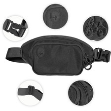 Fanny Pack for Men Women   Waist Hip Bag, Sport Travel Shoulder Belt, Multifunct