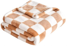 Yurhap Checkered Baby Blanket Fleece Baby Blankets for Boys, Ultra Soft Cozy Flu