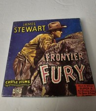 Vtg Castle Films "Frontier Fury" 593 James Stewart Super 8 B W Untested Box