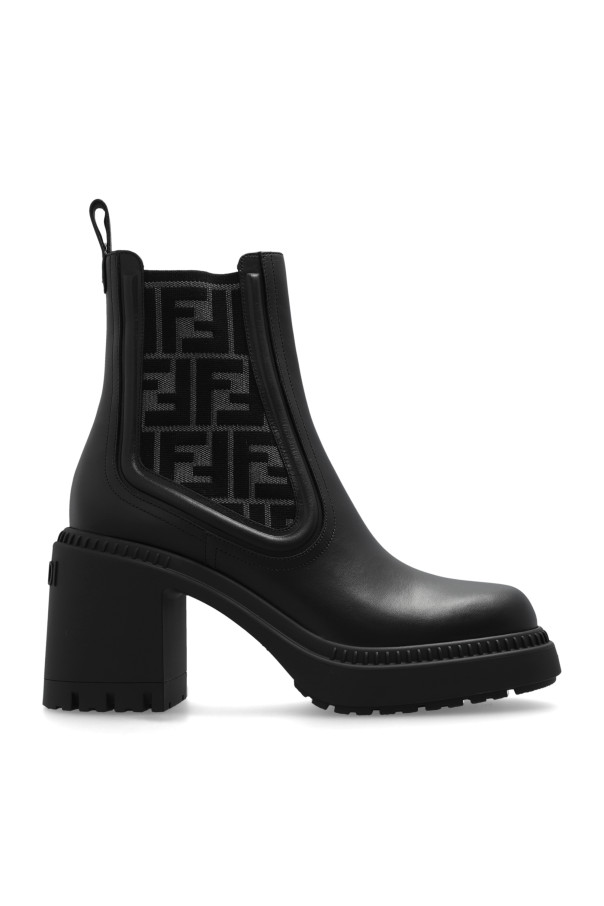 Fendi - Women - Heeled ankle boots Domino - Black 297890₽