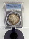 1898 O, MORGAN SILVER DOLLAR. PCGS MS 67, RIM TONING. $575 BELOW BOOK VALUE.