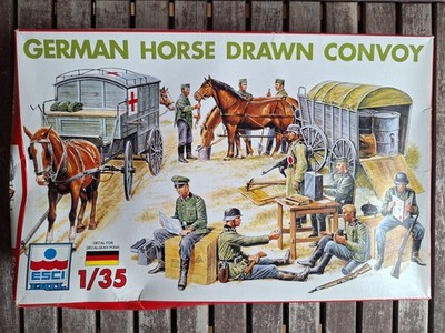 ESCI/ERTL | German Horse Drawn Convoy | Nr. 5047 | 1:35 OVP