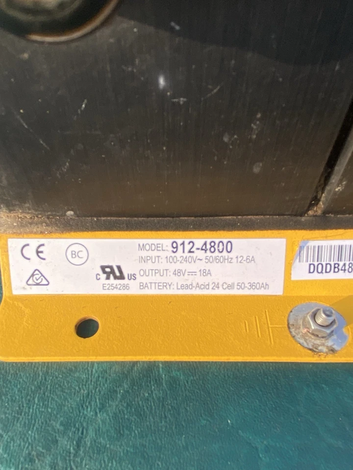 100% PROBADO Y FUNCIONANDO: Cargador a bordo Delta-Q 48v 912-4800 Ezgo/Yamaha etc. Foto 3 de 3