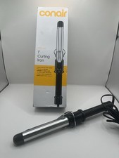 Conair Instant Heat 1 in Curling Iron 25 Heat Settings Black/Silver
