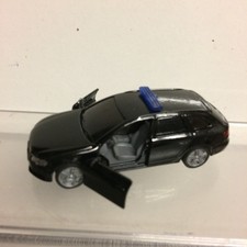 Audi A4 Avant Siku 1/60 Black Diecast Model Toy Car Opening Doors VGC