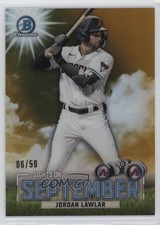 2023 Bowman Mega Box Gold Mojo Refractor 6/50 Jordan Lawlar #SOS-1 19n6