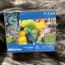 Culturefly Critter Crate Disney Pixar Monsters Inc Mini Figures Set +Accessories