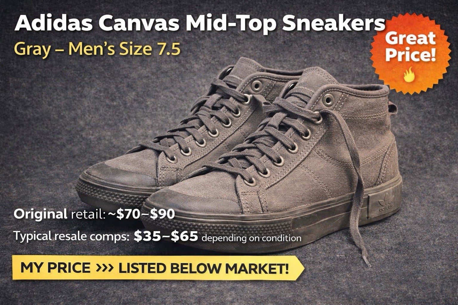 Lace Up Athletic Casual Solid Canvas