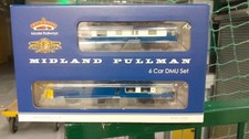 BACHMANN 31-256DC MIDLAND PULLMAN 6 CAR UNIT NANKING BLUE YELLOW ENDS DCC FITTED