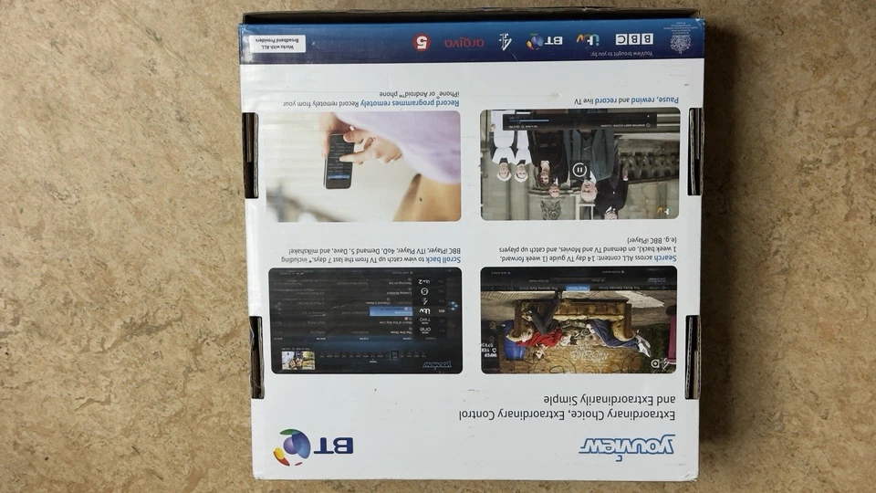 BT TV BOX DTR-T2110 500GB BT Freeview Recorder Complete Boxed - Bild 2 von 4