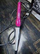 Andrew Barton Professional Hair Curling Wand Heat Curler Tong Styler - Pink