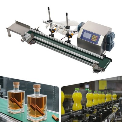 4 Heads Automatic Liquid Filling Machine Peristaltic Pump Bottle Filler 10 500ml