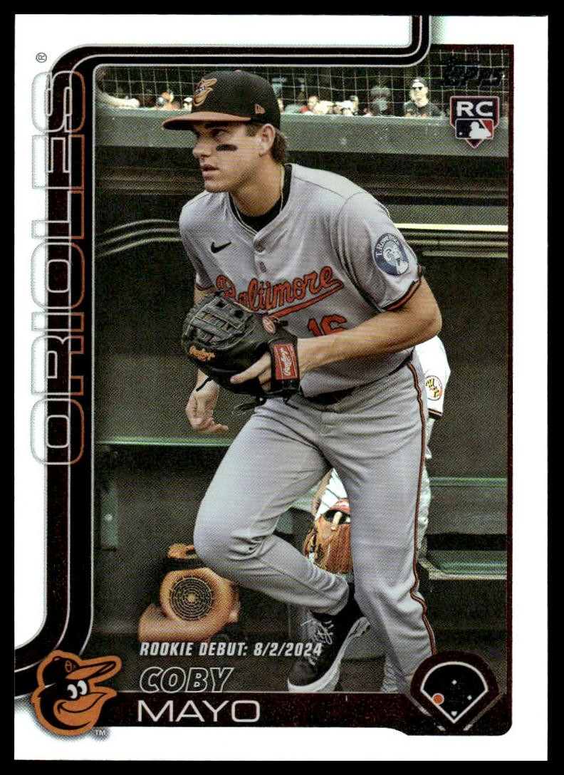 2025 Topps Update #US282 Coby Mayo Holo Foil