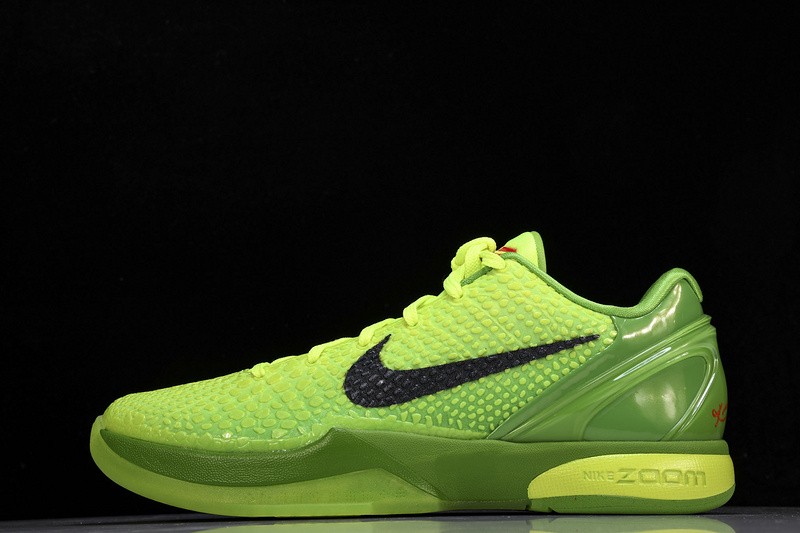 NK Kobe 6 Protro Grinch 2020 Green Reverse CW2190-300 Men's Size