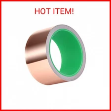 Kirecoo Copper Tape, Copper Foil Tape (2inch X 33 FT) Copper Foil with Conductiv