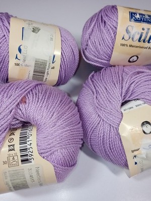Marks & Kattens Yarn Scilla-Lilac- Lot of 4 Balls-Each Ball 120 Yards