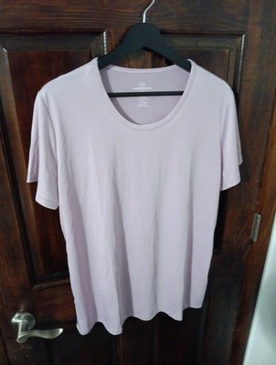 Women's Lavender Realessentials Athletic Poly/Spandex Tee Size XL NWOT 44'' Bust