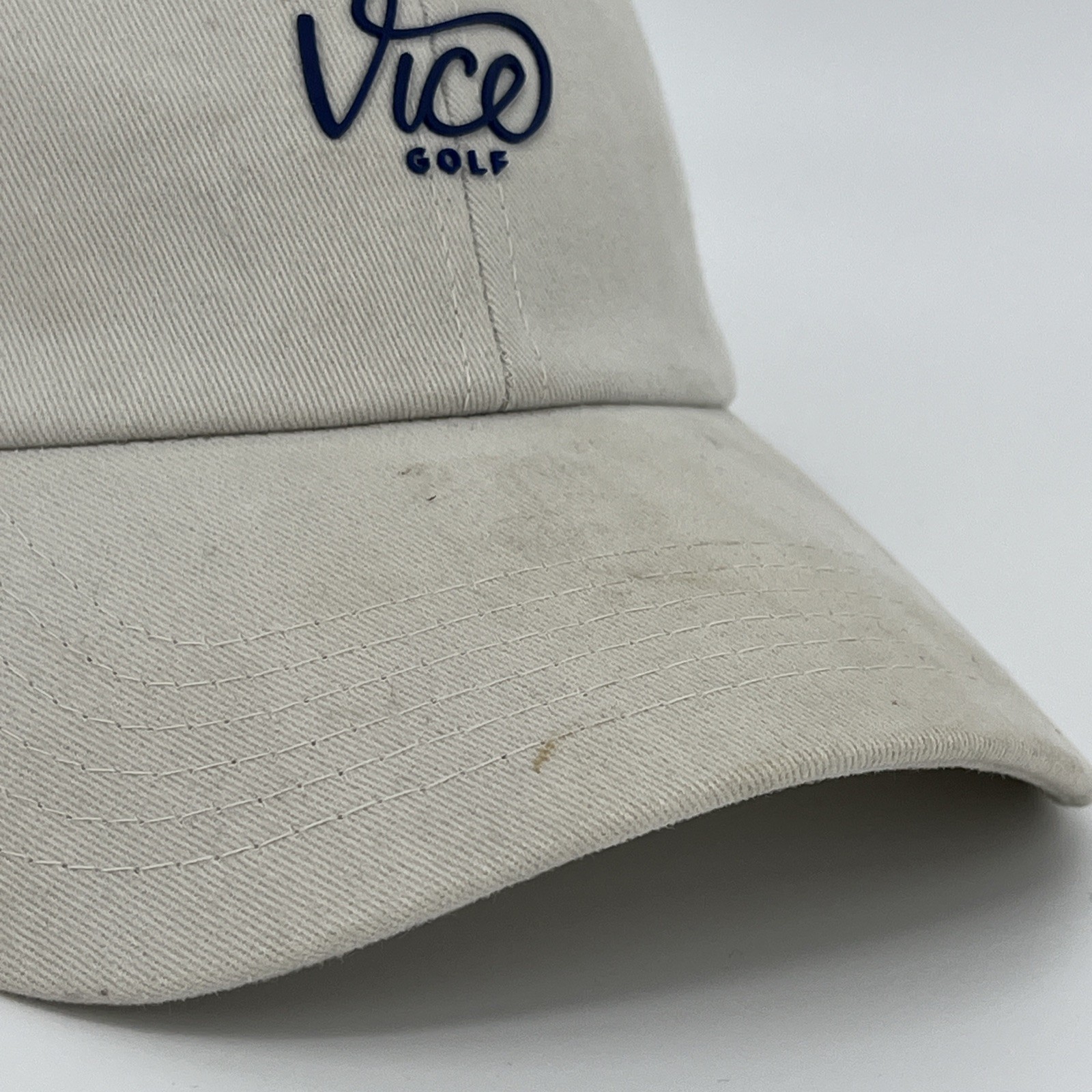 Vice Golf Hat - Beige StrapBack Baseball Cap VGUC - image 14