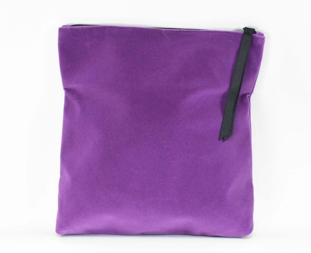 GUCCI Pouch Purple Polyester Polyester lining Log… - image 4