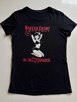 Venture Bros T-Shirt Club Modern Enemy Dr. Girlfriend/Mrs. The Monarch Women L