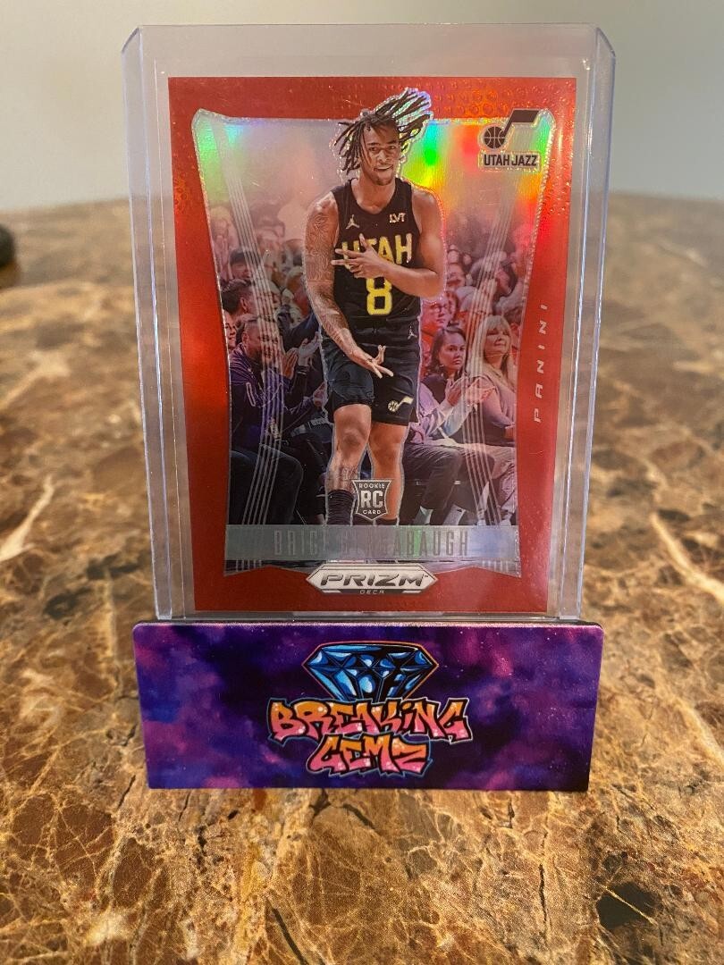 2023-24 Panini Prizm Deca Red Prizm /199 Brice Sensabaugh Card #131 Rookie RC