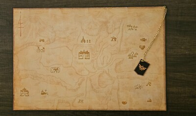 The Legend of Zelda Echoes of Wisdom Custom Cloth Map(Larger Size) Style 2