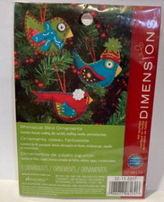 Whimsical Bird Ornaments Christmas Craft Kit ...