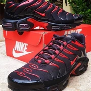 all red nike tns