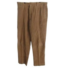 Orvis Men's Pants Vintage Brown Corduroy 34x30 Flat Front Outdoors 80's