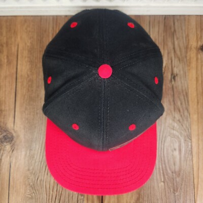 Rossignol Hero Hat Cap Snapback Black Red Brand Urban Style Street