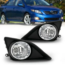 Fit for 2008-2010 Toyota Corolla Fog Lights Assembly Bumper Lamps-1 Set