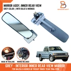GREY INTERIOR REAR VIEW MIRROR FOR MAZDA B2000 B2200 B2600 UF PICKUP 85-93 BULBS