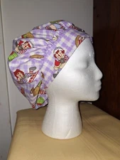 Raggedy Ann & Andy Medical Surgical Bouffant Scrub Hat SIZE Small