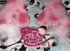 Blues Clues Magenta Kemonobby Ears and LilPandaDecoShop Deco Adult Pacifier