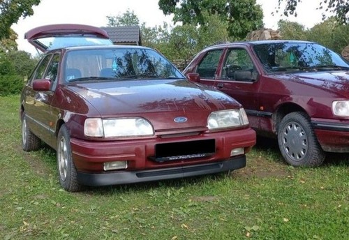 Labio delantero ancho estilo Cosworth/alerón de parachoques para Ford Sierra MK2 - Foto 3 di 3