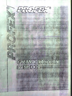 Kopie Betriebsanleitung Microsoft GW-Basic Interpreter Deutsch MS-DOS 1985