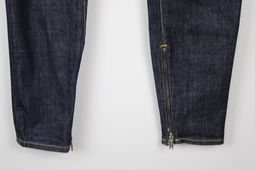 DSQUARED2 SKINNY JEAN Blue Denim Slim Fit Ankle Zip Jeans SZ 38 / W31 Button Fly - Picture 15 of 21