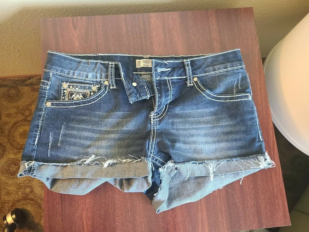 Soundgirl Jean Shorts Size 7 Blue Denim eBay