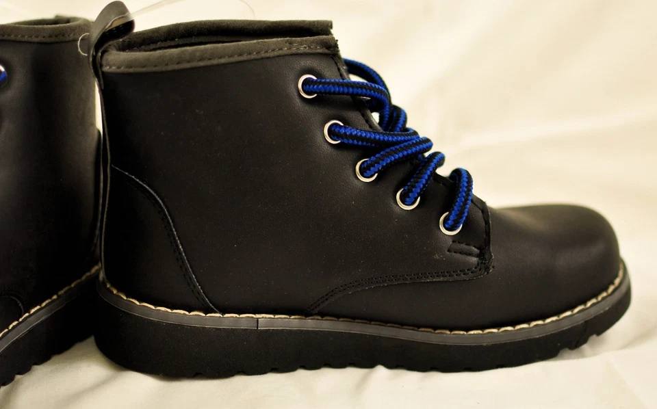 Cherokee zapatos deportivos/senderismo para niños talla 13 negro/azul soporte para tobillo con cordones Foto 4 de 4