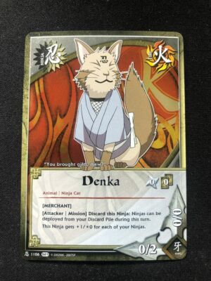 Naruto 1106 Denka Merchant S21 Shattered Truth Holo Foil 1st