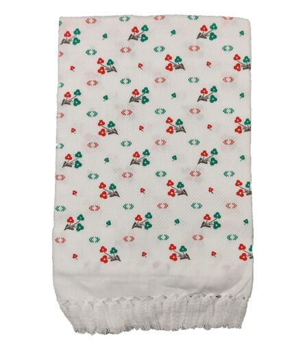 Cotton Flower Printed Soft Cotton Bath Towels ( Set of 5, Size: 75 X 150 cm ) - Picture 4 of 6