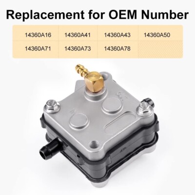Fuel Pump for Mercury 35/50/60 HP Outboard 2 Stroke 14360A78 14360A16 14360A43