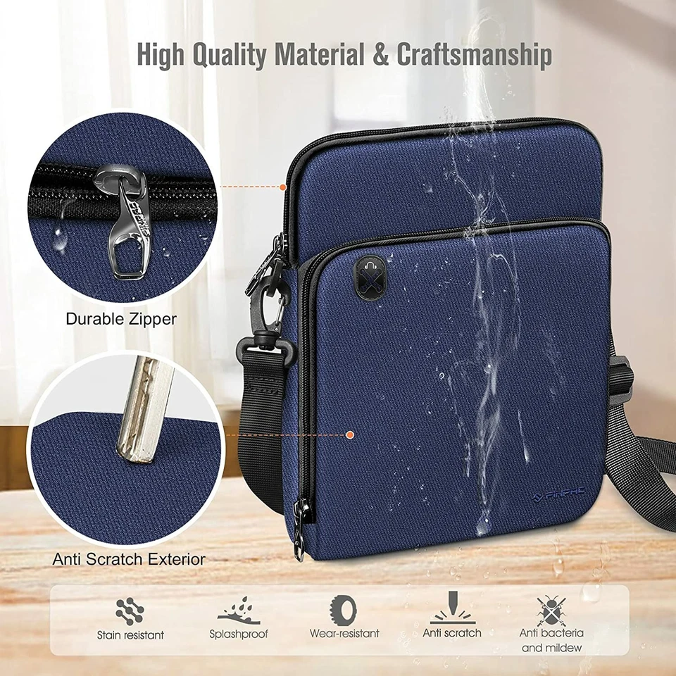 11 Inch Tablet Sleeve Case, Briefcase Shoulder Bag for 11" iPad Pro (2018-2024) - Image 4 of 4