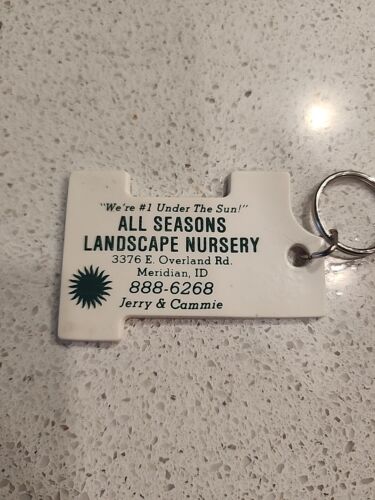 Vintage Ganzjahres Landschaft Kinderzimmer Schlüsselanhänger Schlüsselanhängsel Meridian Idaho - Bild 2 von 3