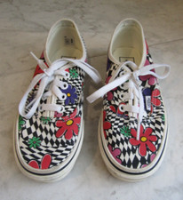 Vans Originals Floral Checkerboard Lace Up Sneaker Shoes Women's 5 EU Men's 3.5