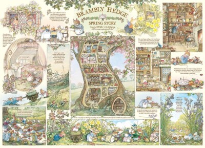 Brambly Hedge パズル 1000ピース Spring Story Spring Story Brambly Hedge 1000 Piece Jigsaw Puzzle Cobble Hill