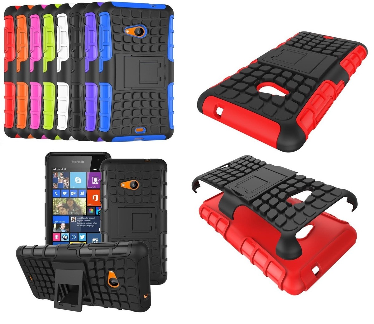 Parts4repair Nokia 630 Back Cover Back Panel Microsoft Phone Cover