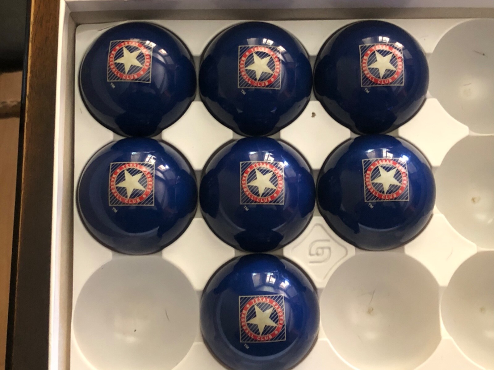 Texas Ranger Collection Ball Texas Rangers MLB Pool Ball Set ( extremely rare) | eBay