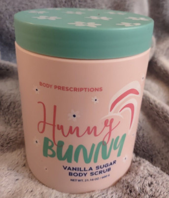 Body Prescriptions Vanilla Sugar Hunny Bunny Body Scrub 21.16 oz Jar New