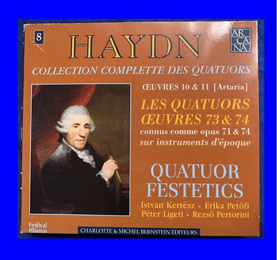 Festetics Quartet Haydn Les Quatuors Œuvres 73 & 74 FRANCE ARCANA A-418  2CD